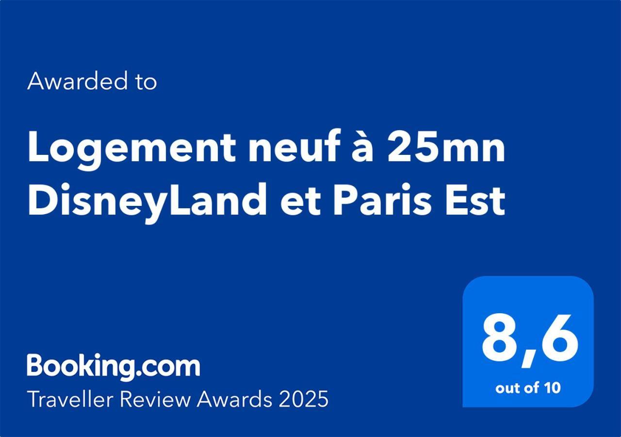 Logement Neuf A 25Mn Disneyland Et Paris Est Thorigny-sur-Marne Zewnętrze zdjęcie